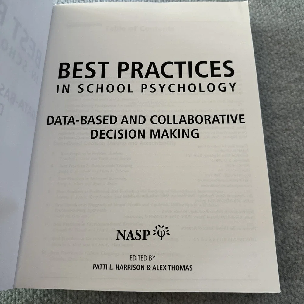 Best Practices in School Psychology:‎ Data-Based and Collaborative Decision...